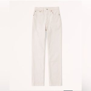 Abercrombie Ankle Straight Ultra High Rise Jeans